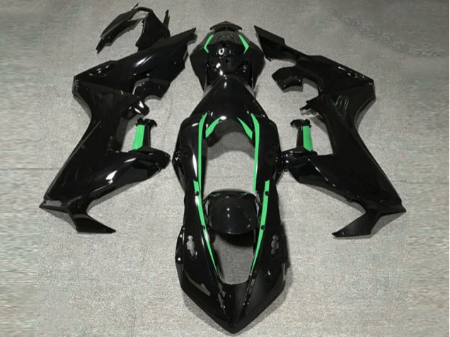 2017-2023 Doublure Noir Brillant & Vert Forêt CBR1000RR Carénage 2017-2023 Doublure Noir Brillant & Vert Forêt CBR1000RR Carénage