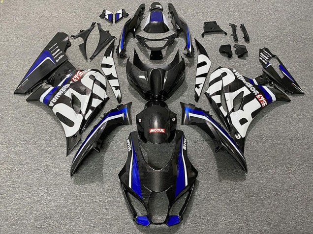 2017-2023 Fiber De Carbone Style & Bleu GSXR 1000 Carénage
