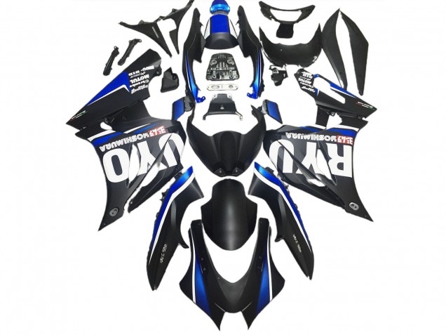 2017-2023 Noir Mat & Bleu GSXR 1000 Carénage 2017-2023 Noir Mat & Bleu GSXR 1000 Carénage