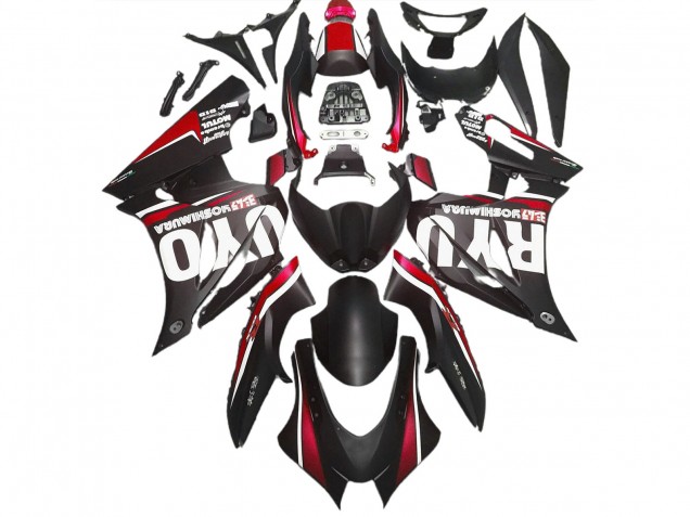 2017-2023 Noir Mat & Rouge GSXR 1000 Carénage