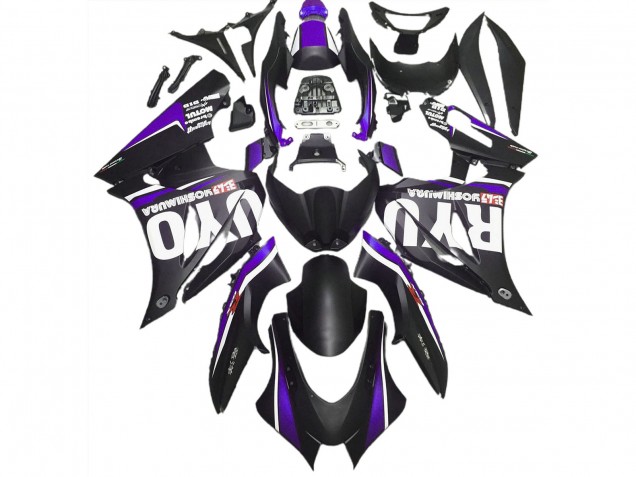 2017-2023 Noir Mat & Violet GSXR 1000 Carénage 2017-2023 Noir Mat & Violet GSXR 1000 Carénage
