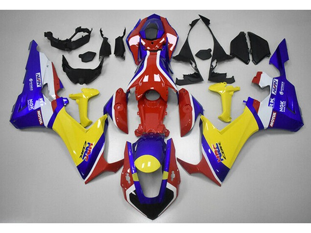 2017-2023 Rosso Blu E Giallo HRC CBR1000RR Carénage 2017-2023 Rosso Blu E Giallo HRC CBR1000RR Carénage