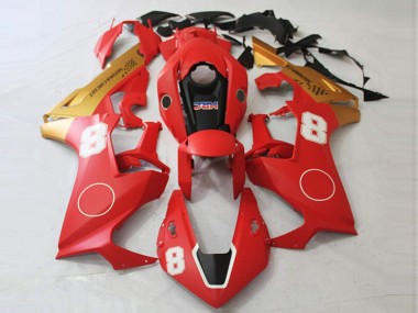 2017-2023 Rouge Mat & Or Mat CBR1000RR Carénage