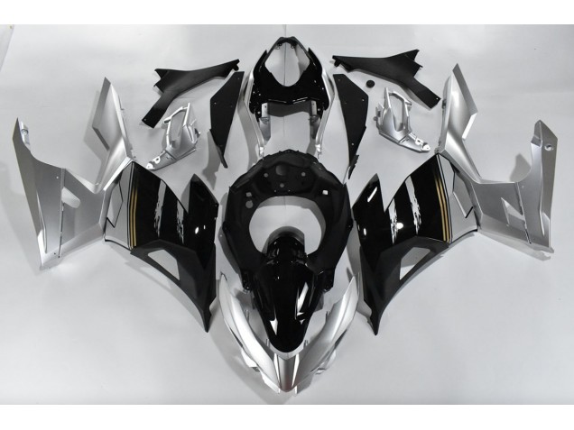 2018-2023 Argent & Noir Ninja 400 Carénage 2018-2023 Argent & Noir Ninja 400 Carénage