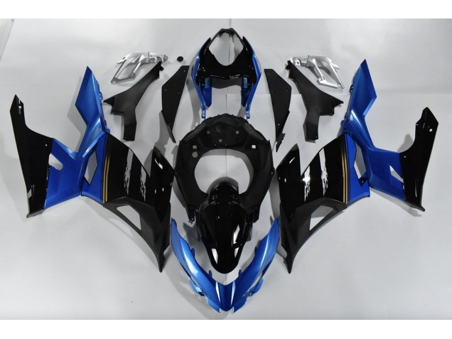 2018-2023 Bleu & Noir Ninja 400 Carénage 2018-2023 Bleu & Noir Ninja 400 Carénage
