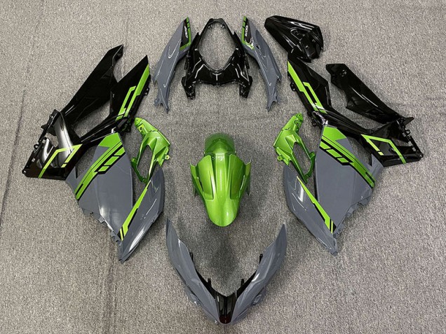 2018-2023 Nardo Gris & Vert Ninja 400 Carénage
