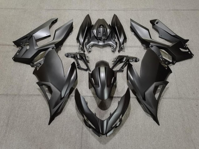 2018-2023 Noir Mat Ninja 400 Carénage 2018-2023 Noir Mat Ninja 400 Carénage