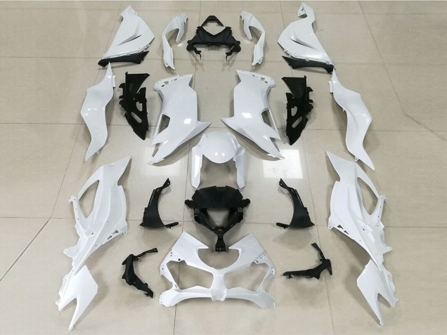 2019-2023 Blanc Brillant ZX6R Carénage 2019-2023 Blanc Brillant ZX6R Carénage