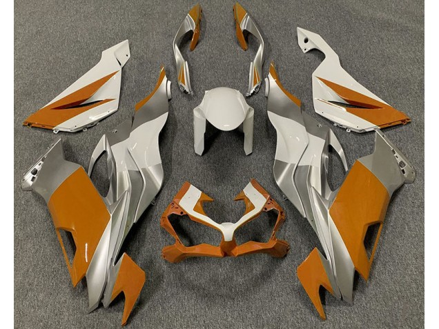 2019-2023 Orange Blanc & Argent ZX6R Carénage