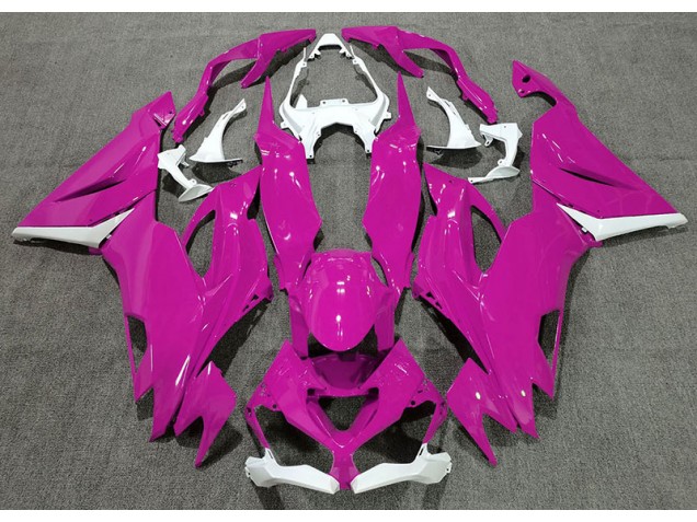 2019-2023 Rose Brillant & Blanc ZX6R Carénage 2019-2023 Rose Brillant & Blanc ZX6R Carénage